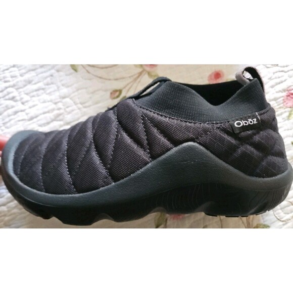 Oboz WHAKATA PUFFY Pull On Black Moc Slippers Shoes Sz 8 NEW - Picture 4 of 10